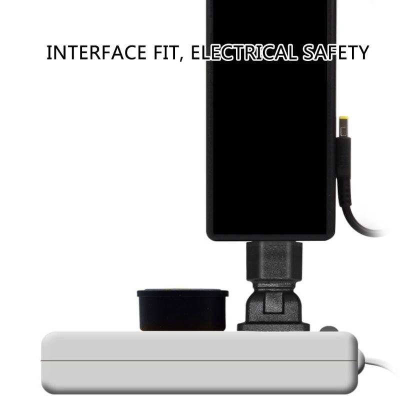 US Standard Outlets 1-15P to IEC320 C5 Connection Power Plug Adapter PVC Component for Electronics