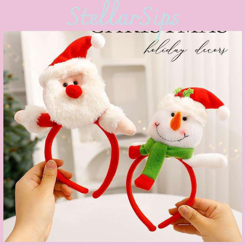 Deer Penguin Christmas Bear Headband Childrens Festive Hair Ornament Parties For