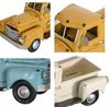 Haverain Truck Miniature Antique Retro Miniature Display Stylish Interior Object Tin-Look Car, Ornament, Figurine, (White)