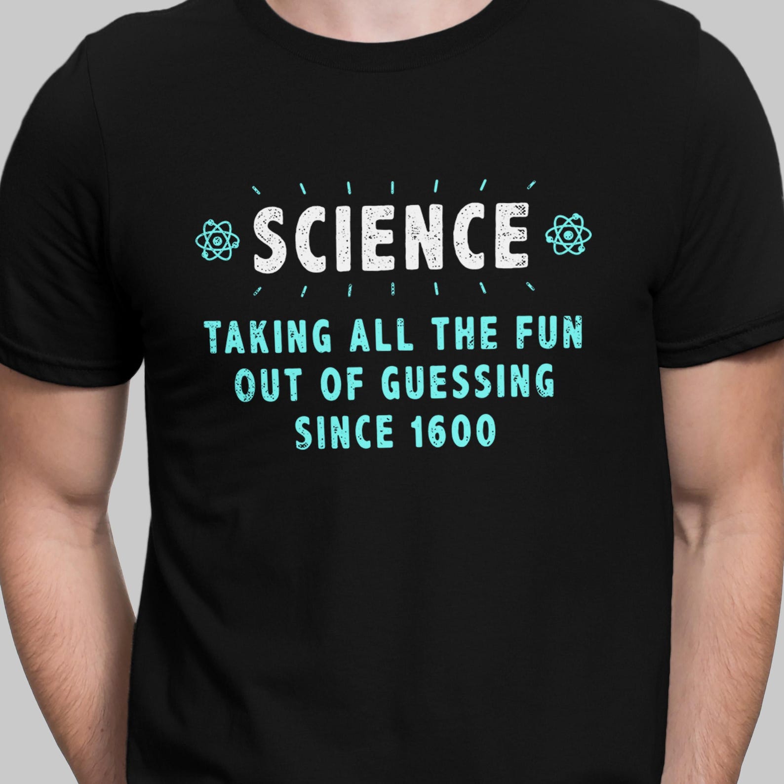 Funny Science Slogan T-Shirt: Geeky Physics Chemistry Humor 2XL