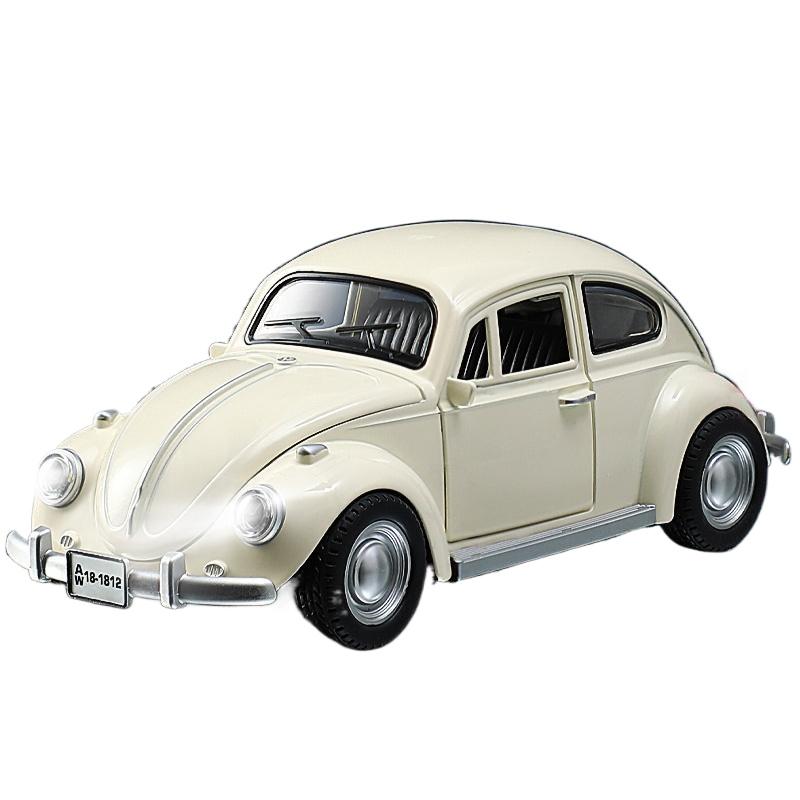 1/18 Volkswagen Beetle 1955 Alloy Metal Diecast Model Car Toy Car High Simulation Classic Collection Hobbies Holiday Gifts Child