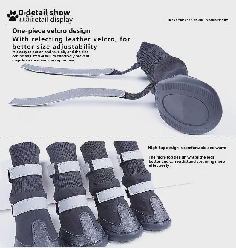 Stivali da neve resistenti per cani medi e grandi: Golden Retriever, Samoiedo e Altro