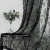 Floral Lace Curtain Mesh Voile for Hotel Room