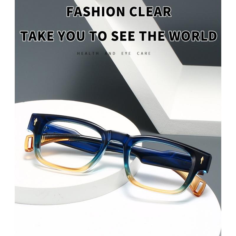 Women's eyewear, men's and women's fashion oversized square glasses