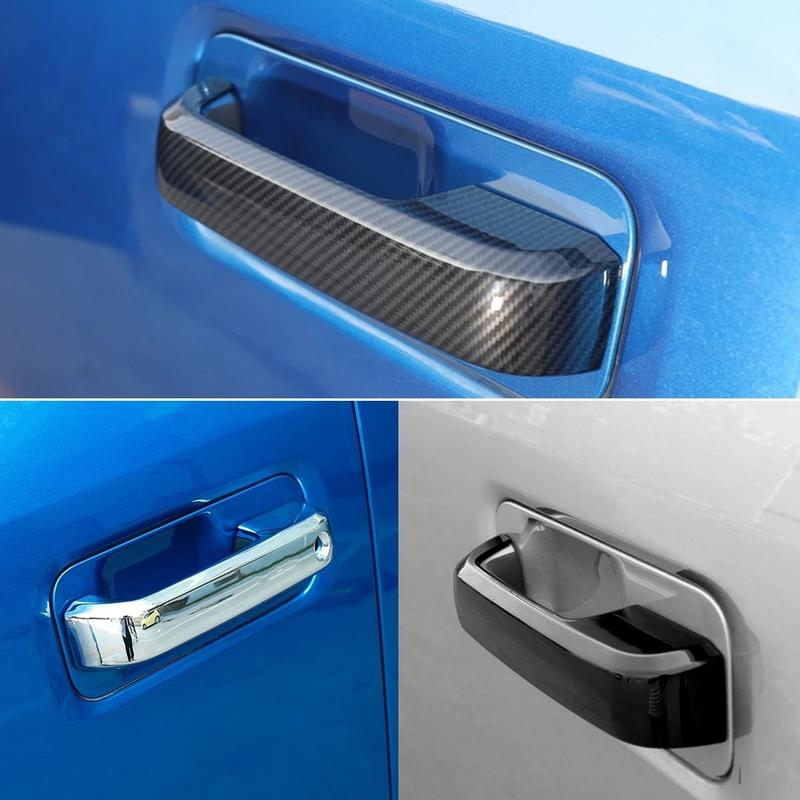 For Ford F150 F-150    2024 ABS Door Handle Cover Door Bowl Frame Trims Protective Sticker Car Styling Accessories
