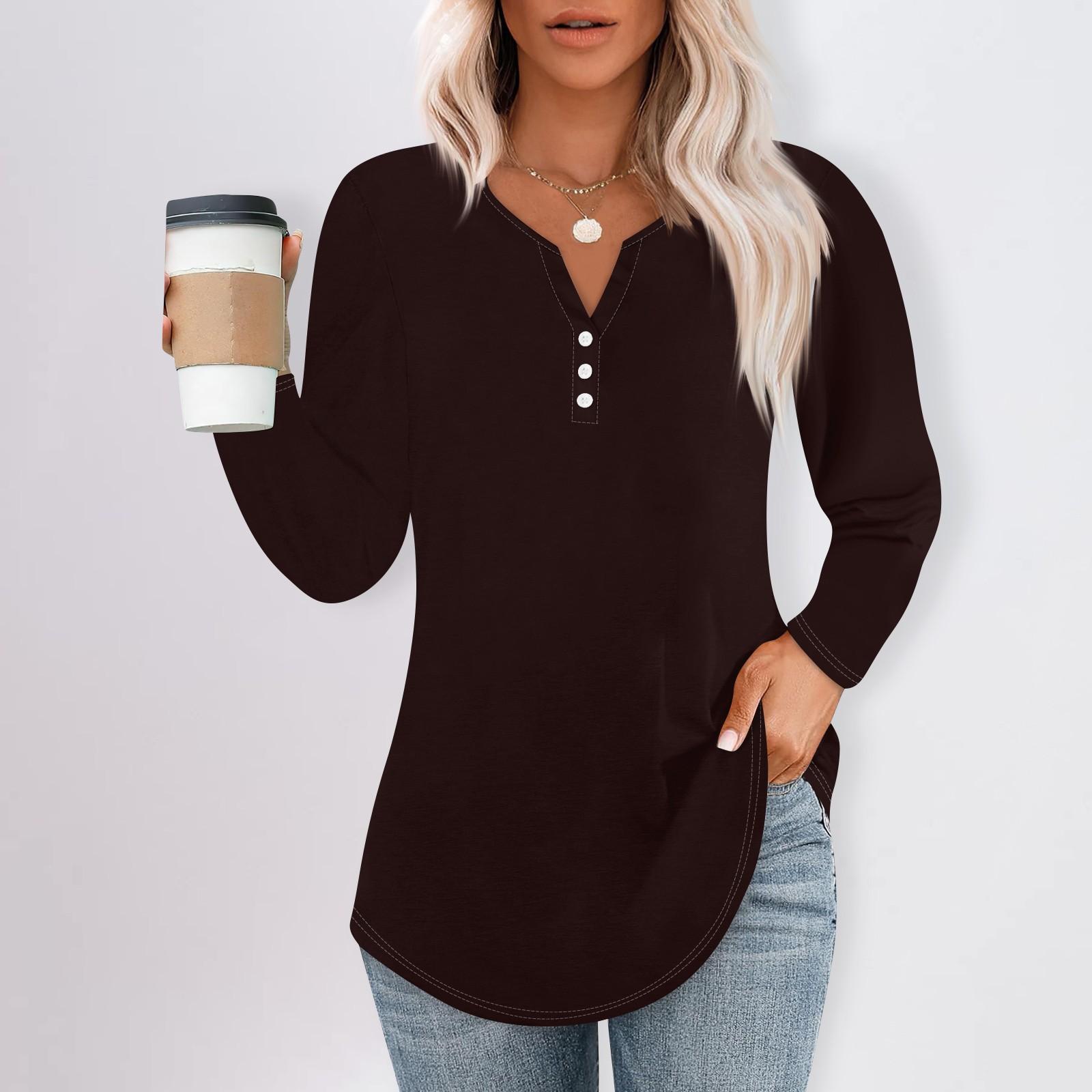 Женская футболка с пуговицами — фото 4