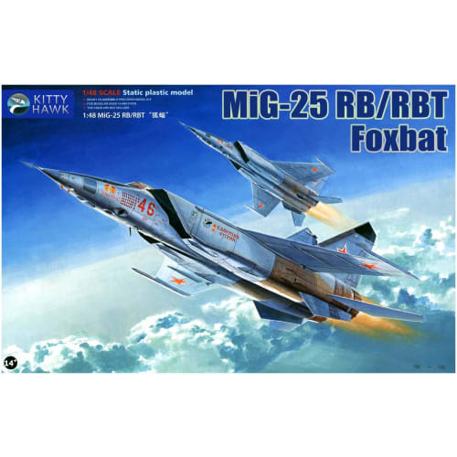 

Kitty Hawk Models 1/48 Советские ВВС МиГ-25 РБ/РБС Foxbat Пластиковый набор КИТKH80113