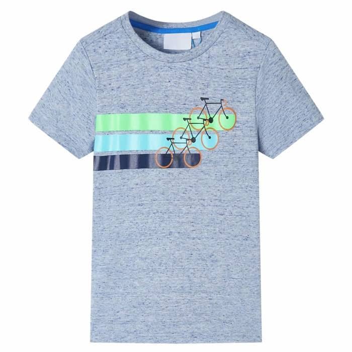 Children's T-shirt with Short Sleeves Blue Mix 92/104/116/128/140