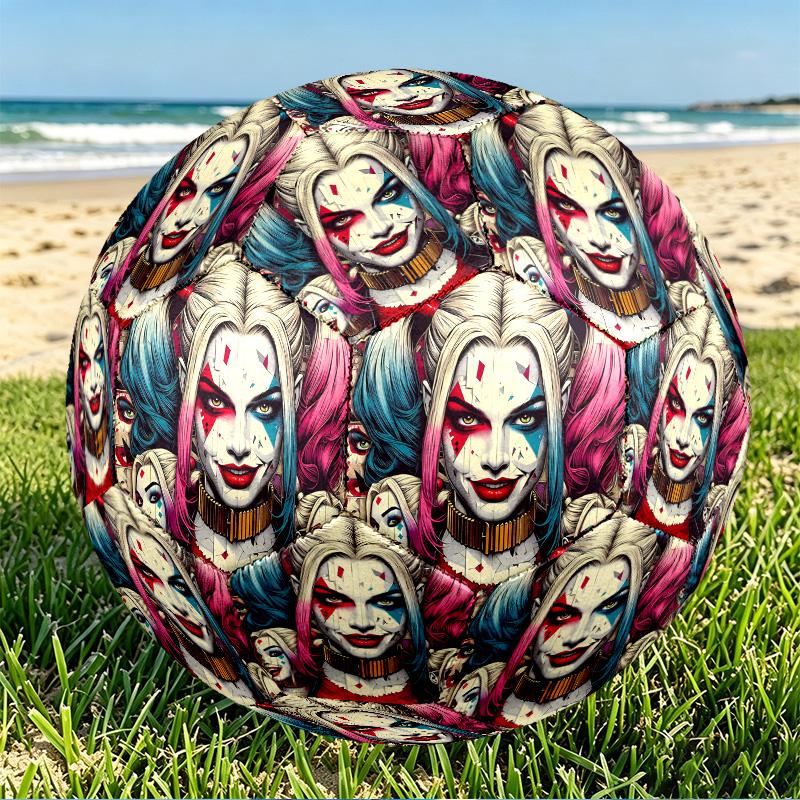 Superhero Print Size 5 Soccer Ball, PU Wear Resistant Football for Match Training and Daily Practice, Birthday Gift for Soccer Fans