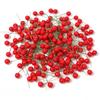50/100Pcs Artificial Red Berry Christmas Decoration Xmas Tree for Home Decor Navidad New Year Ornaments Garland Gift Accessories
