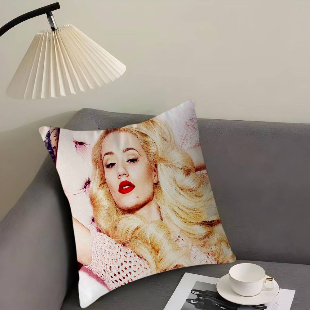 

I-Iggy Azalea Cushion Cover 30x50 Polyester Sofa Cushions Decorative Throw Pillows Home Decoration Pillowcover 16x16Inch