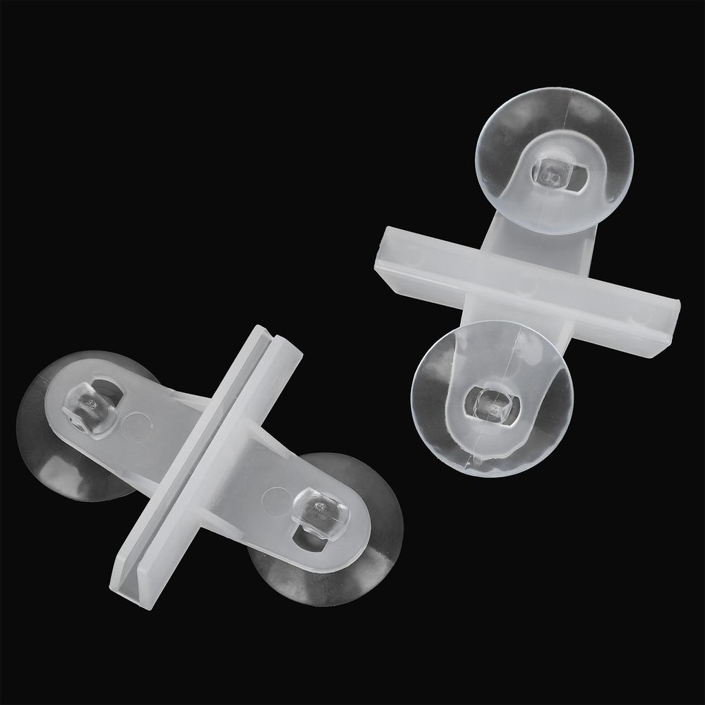 50 Stück Kunststoff Aquarium Trennplatte Fisch Trennwand Saugnapf Clip Trennwand Halter