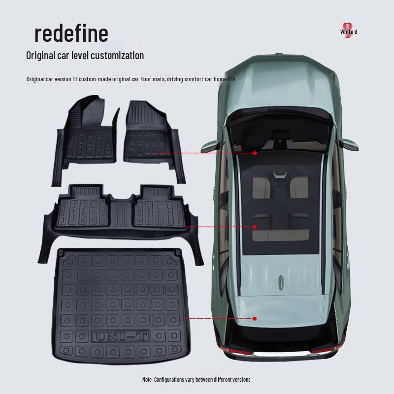 Waterproof TPE Car Floor Mats for Pentium B30 (2016-2018), One-Piece Molded with Door Sill Coverage