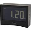 DQD-S01J-1JF Alarm Clock Radio Controlled Clock Black Black Digital Reversing LCD Temperatu...