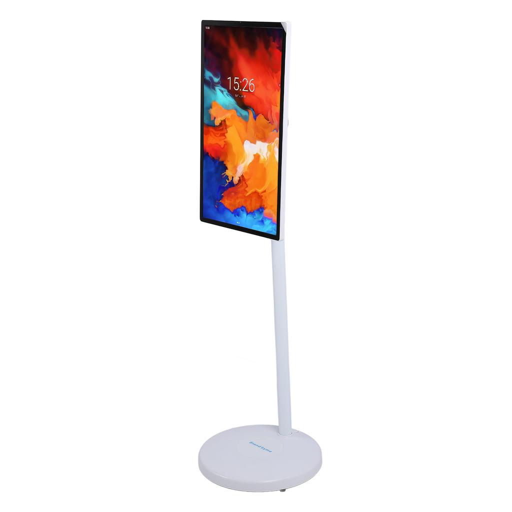 24 Inch Smart Screen with Pole Stand 5MP Camera 6+128G Movable Touch Display Screen for Live