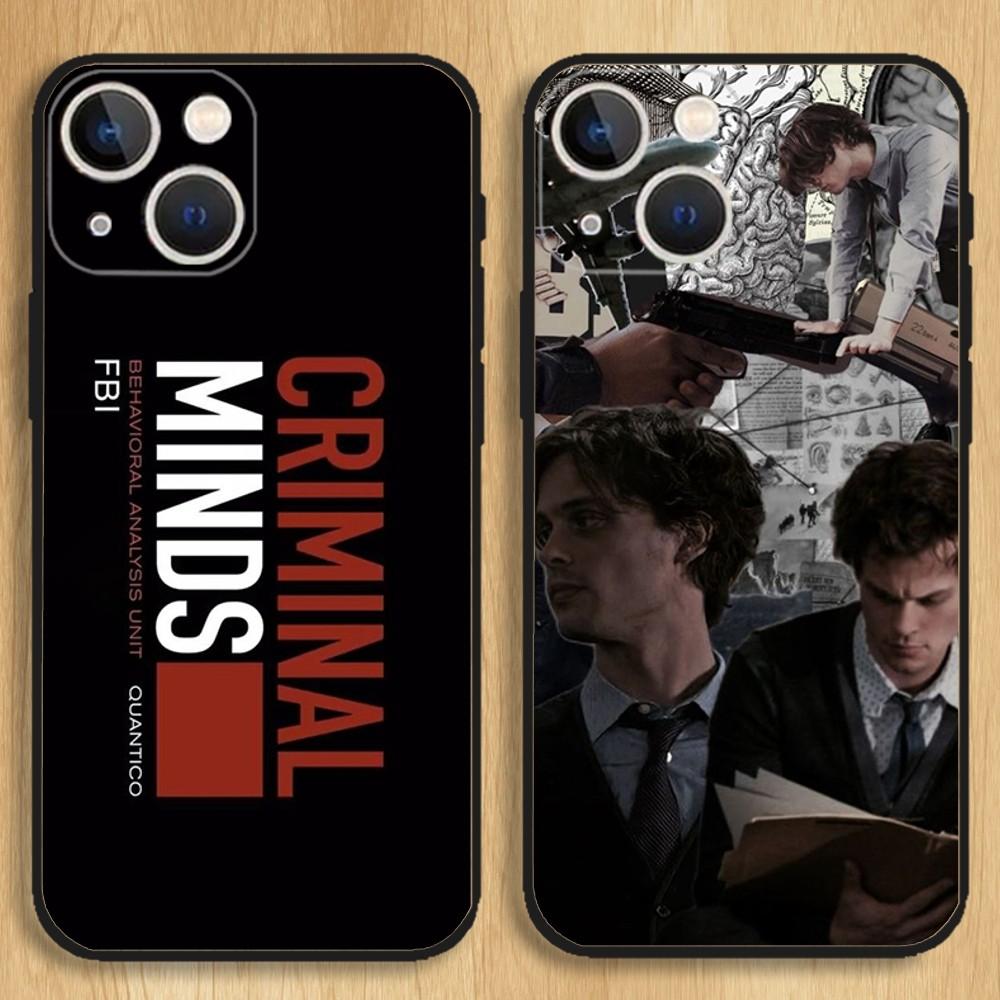 TV C-Criminal M-Minds Handyhülle Für iPhone15,14,13,12,11,Pro,Max,Plus,Mini,X,XS,XR,8,7,6,S,Plus,SE Weiche Schwarze Hülle