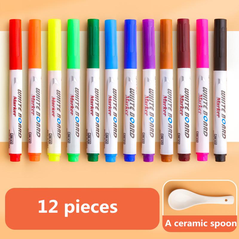 

Волшебная ручка для рисования водой, красочные маркеры, ручка с плавающими чернилами, ручки для рисования водой, детские игрушки Монтессори для раннего образования