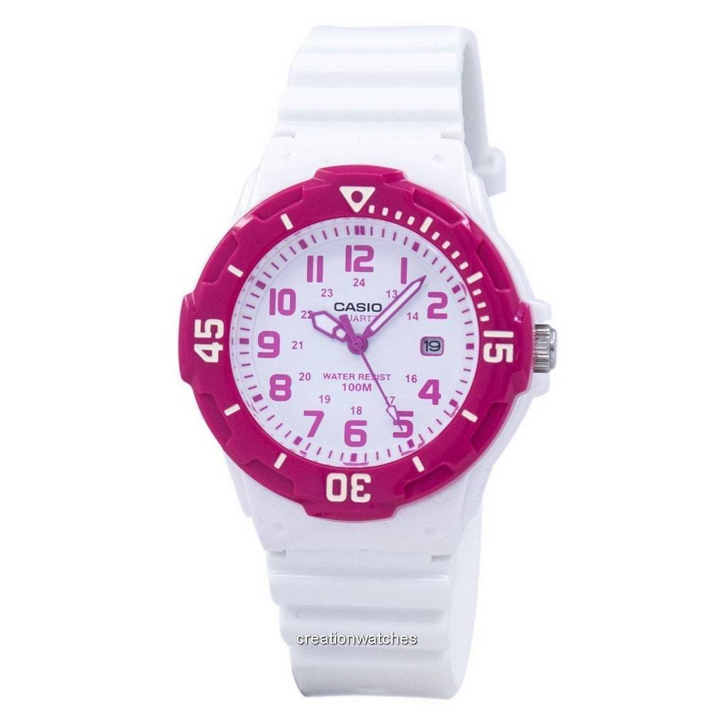 

Casio Analog Hot Pink White Dial LRW-200H-4BVDF LRW200H-4BVDF женские часы
