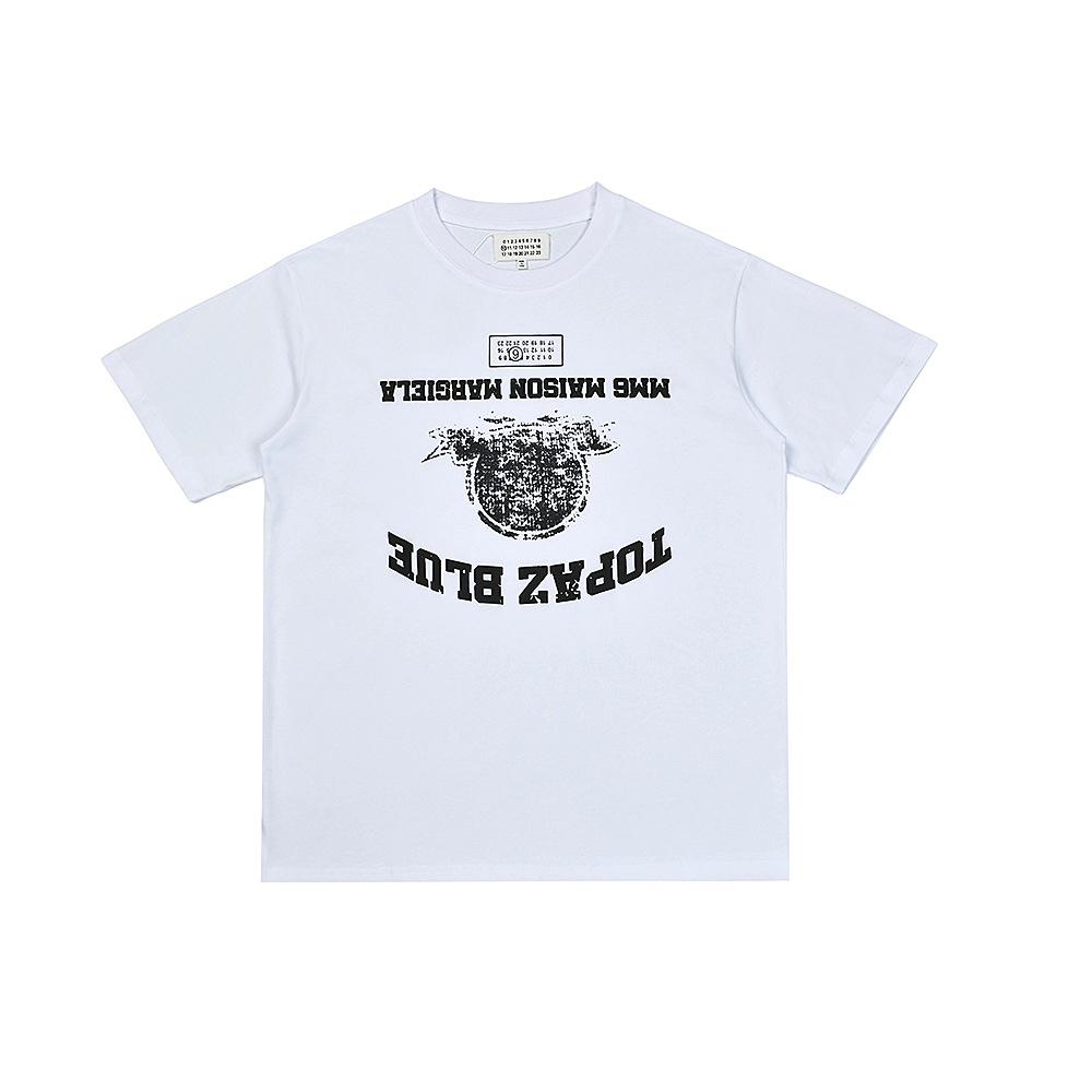 Maison Margiela Digital Print Cotton T-shirt M374 White