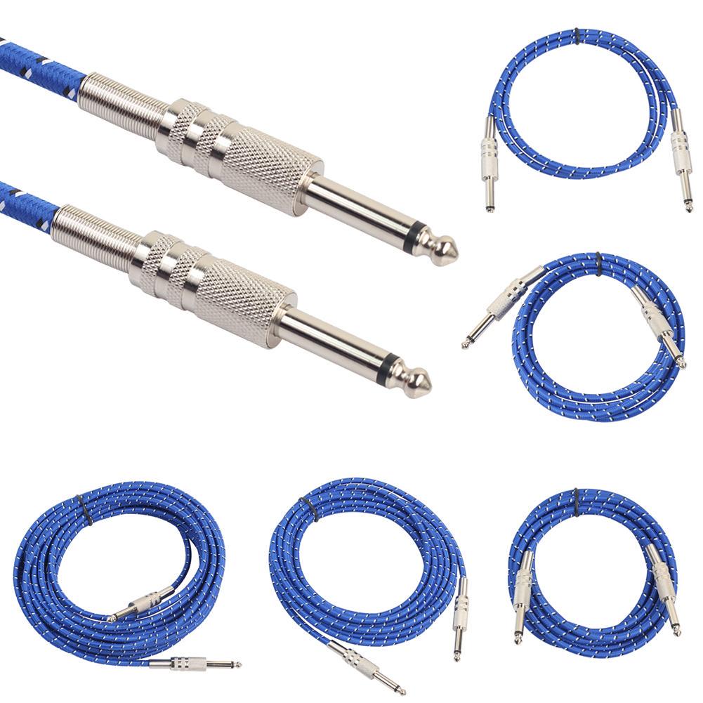 

6.35mm Male Audio Cable Electric Guitars Male To Male Audio Connected Lines