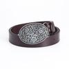 Lycoris Radiata Gentlemen's Leather Waistband - Whole Piece Cowhide Trousers Belt