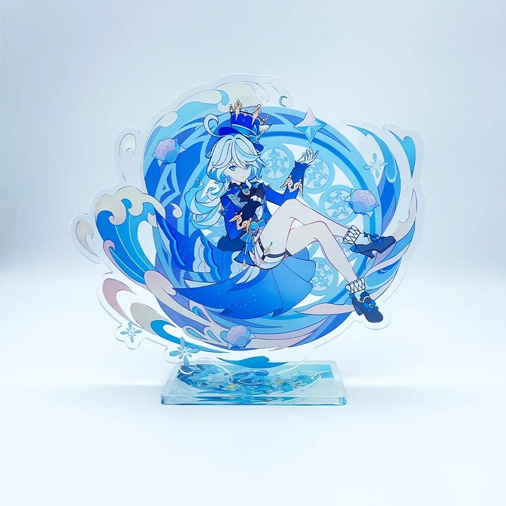 

Anime Figure Scaramouche Barbatos Cyno Xiao Kaeya Acrylic Stand Model Plate Desk Decor Standing Sign Fans Gifts 15 cm