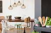 Hanging Lamp, Ceiling Chandelier, Wooden, Led Lampshade