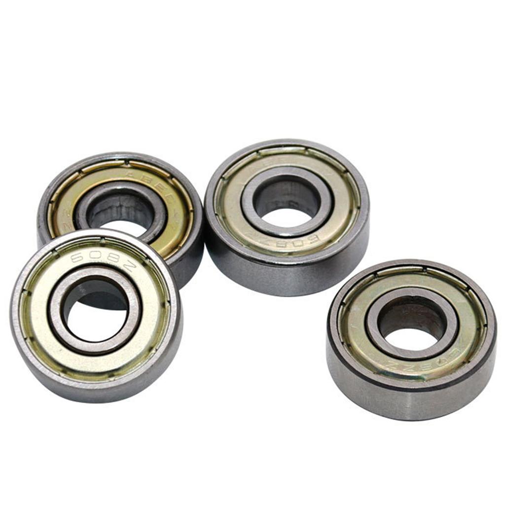 10Pieces 608ZZ Ball Bearings 608ZZ Metal Double Shielded Miniature Deep Groove Skateboard Ball Bearing 8mm x 22mm x 7mm