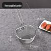 ZISIZ Stainless Steel Foldable Strainer & Draining Basket