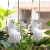 Swinging Phantoms Outdoor Decoration Shatterproofed Resin Craft For Year Round Halloweens Enthusiasts
