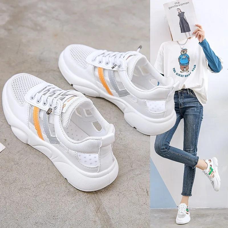 Fashion 2024 Classic Hollow Mesh Breathable Casual Shoes Spring and Autumn Women's Comfortable Soft Bottom Running Sports Shoes sneakers