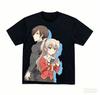 Trendy Vintage Charlotte Anime Yuu Otosaka and Nao Tomori Black Cotton Unisex Casual Graphic Women And Men T-shirt