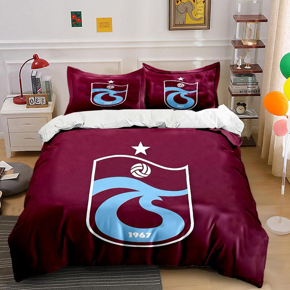 "Maroon Blue Emblem Bedding Set" Bedding Duvet Cover Set Duvet Cover Pillowcases (1 * Duvet Cover 2 * Pillowcases, without duvet insert)