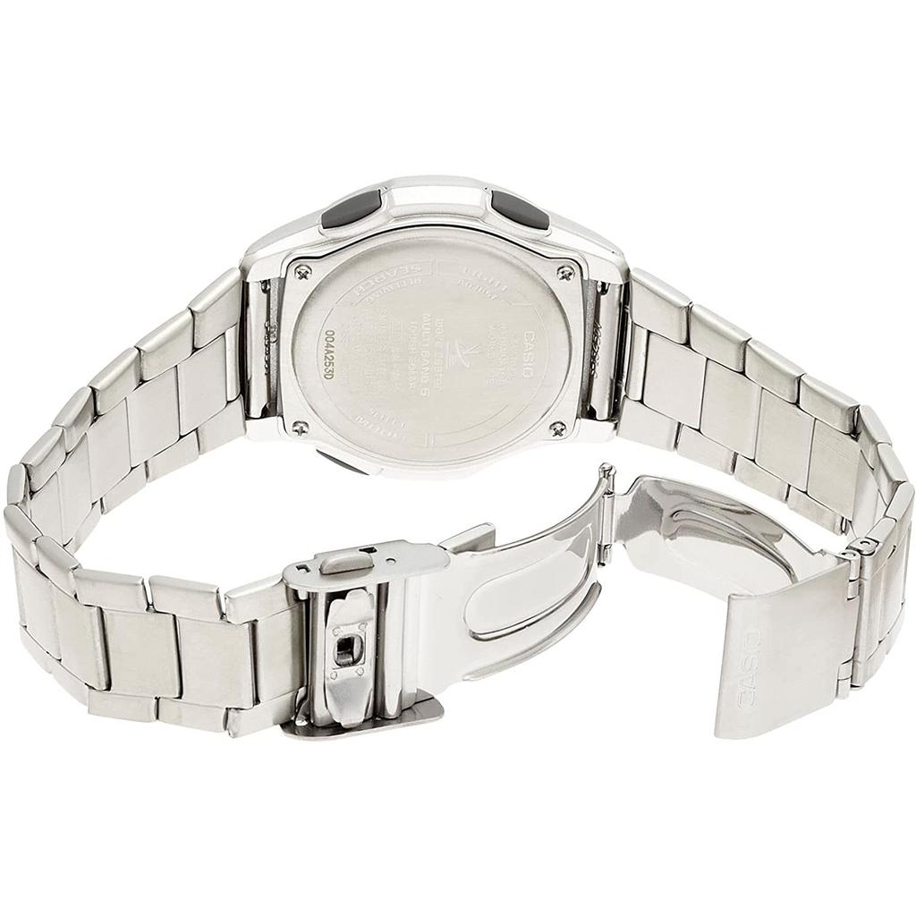 Casio WAVE CEPTOR Solar Watch with Radio Wave Compatible with 6 World Time Men's Sync, Stations, WVA-M630D-2A2JF