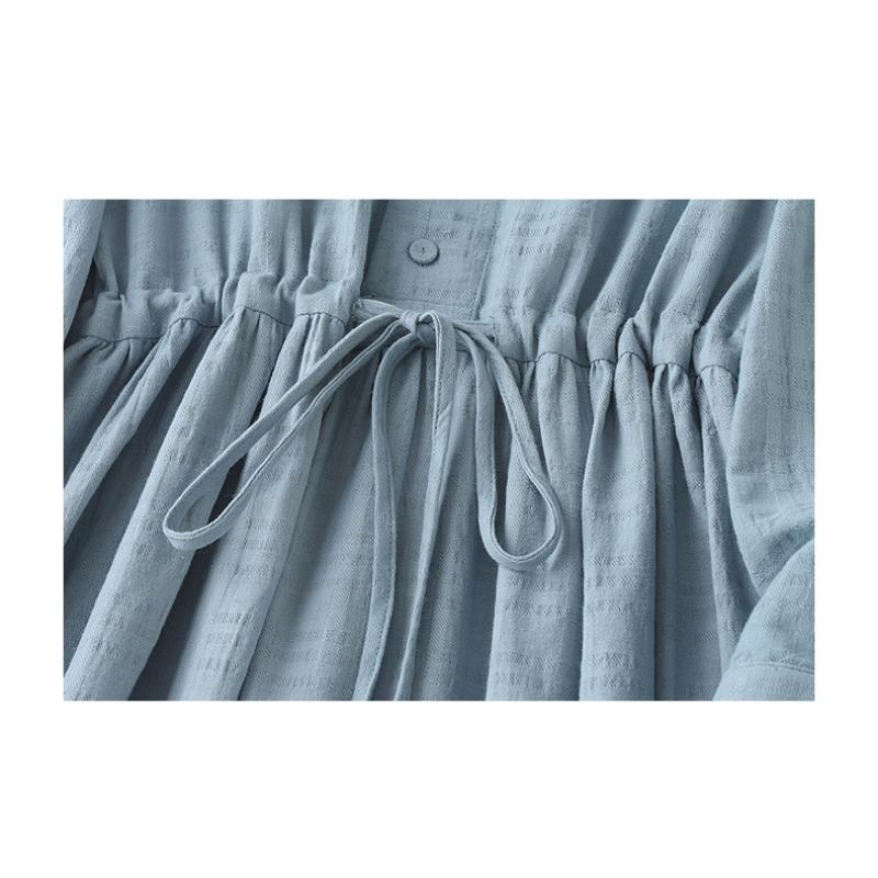 Autumn Fashion Loose Women's Clothing High-end Cotton and Linen Texture Dress