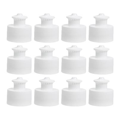 Sports Bottle Cap Push Pull Caps for Bottles Reusable Lids Water Replacement Tops Screw Soda Plastic Toddler