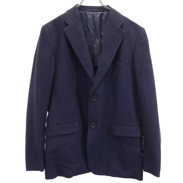 ISSEY MIYAKE Wool linen blend tailored jacket 1 Navy made in Japan Men's Used