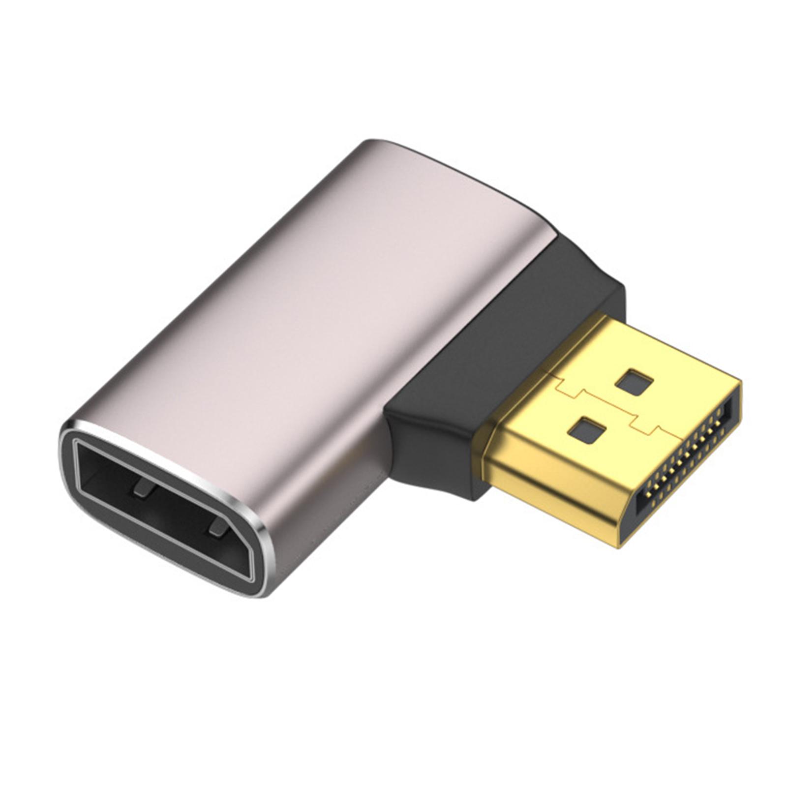 

Адаптер 8K DisplayPort 1.4 Під прямим кутом DisplayPort «мама» Вертикальні роз’єми «Жінка» Конвертер Extender Підтримка 8K@60Hz E