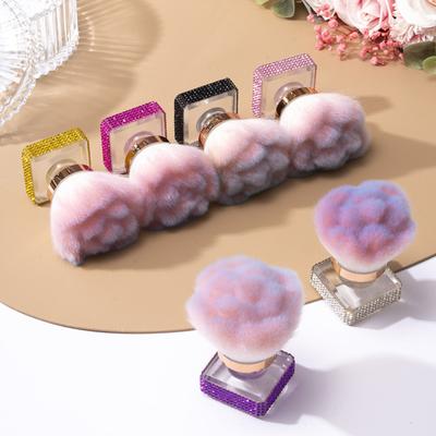Pennello per Polvere per Unghie con Manico con Strass Rimuovi Polvere per Unghie Pennello Pulitore Pennello Multifunzione per Fondotinta in Polvere Libera Blush Pennello per Trucco