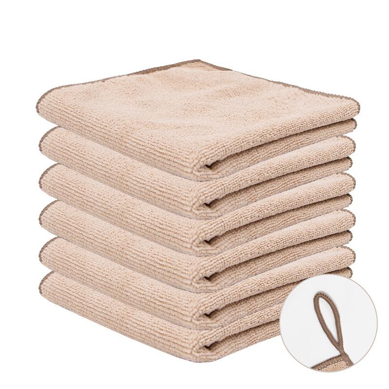 Multi-colored cleaning towels, kitchen is not easy to get oiled, dishwashing scouring cloth, housework cleaning table, car washing