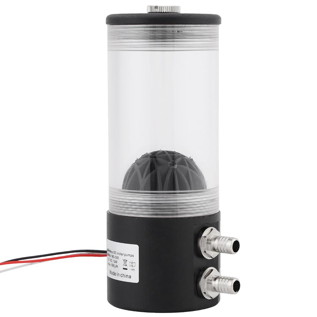 Details About 500LH 10W DC 12V CPU CO2 Cooling Water Cooler Pump Tank Heat Exchanger Mute