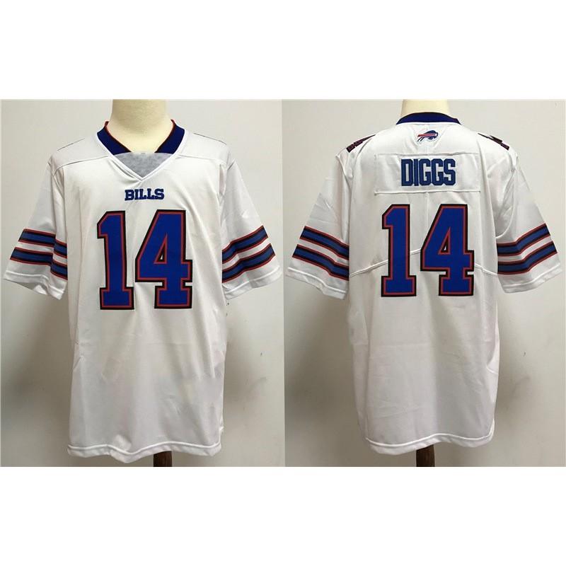 Buffalo Bills NFL Camiseta de Fútbol para Hombre Ropa Deportiva de Equipo Usar Mezcla Sintética Blanco Azul Rojo