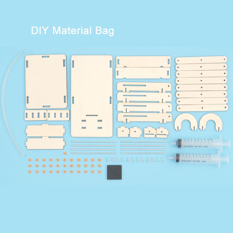 DIY Handmade Small Production Hydraulic Technology Physical Model Science Toy Experiment Educational Toy Project for School Kid