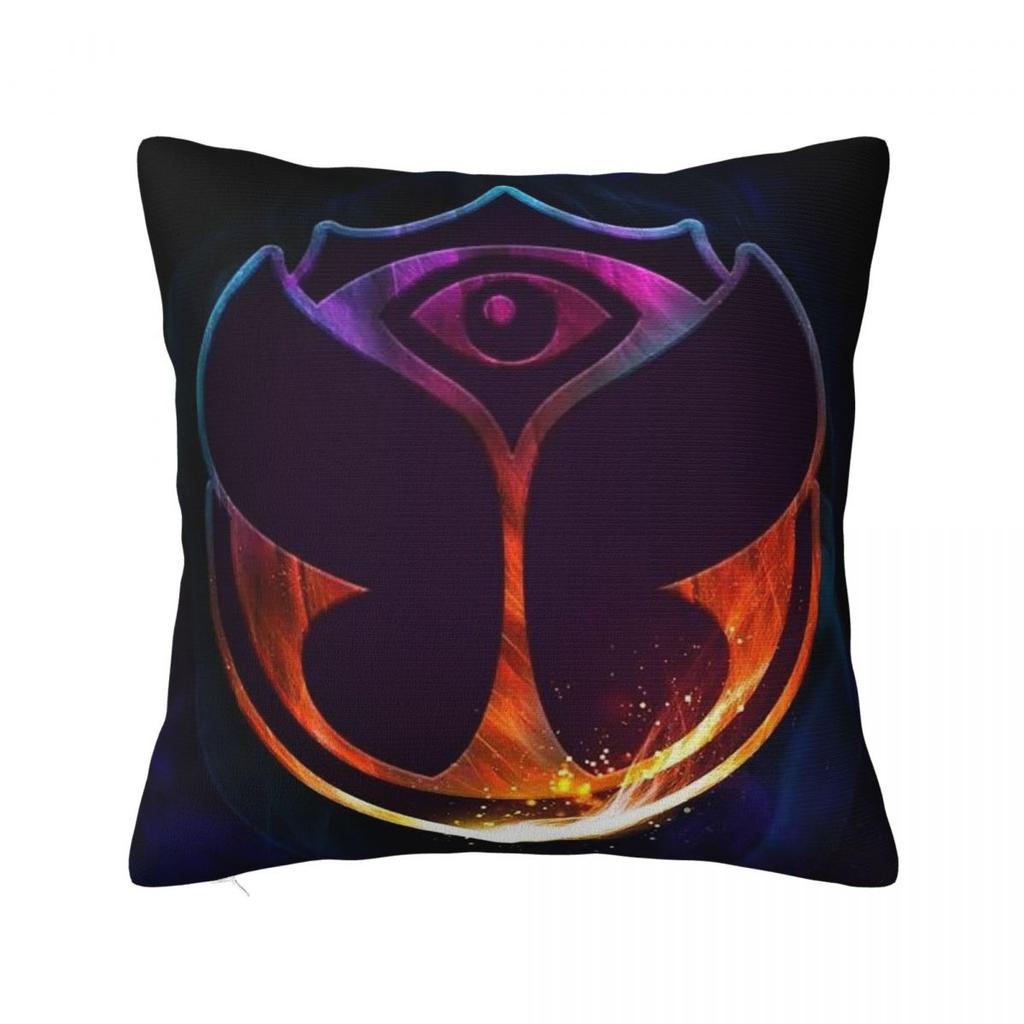 Tomorrowland Butterfly Square Pillowcase Pillow Cover Polyester Cushion Zip Decorative Comfort Throw Pillow for Home Living Room