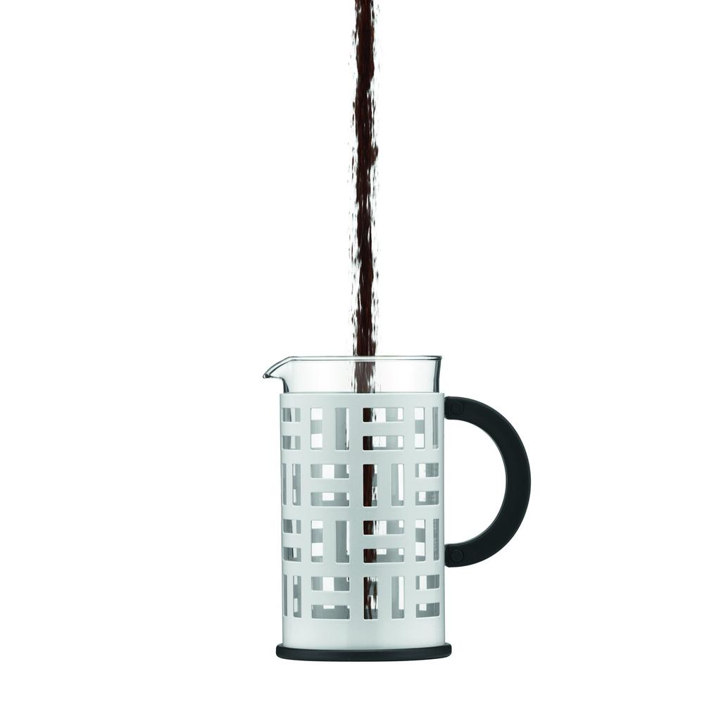 BODUM EILEEN French Press Kaffeebereiter, 350ml, Silber, Authentisch, 11198-16