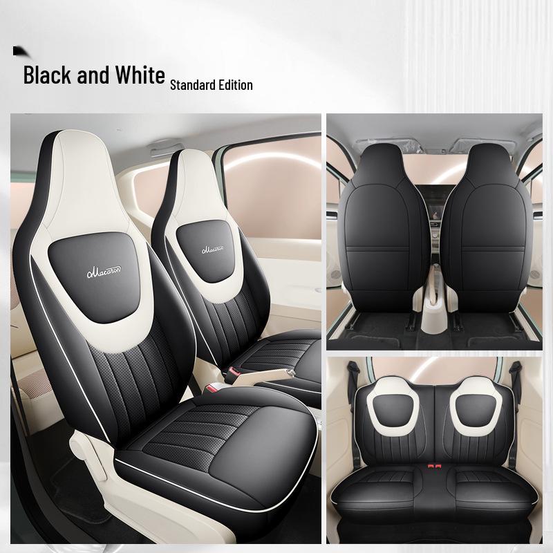 2024 Wuling Hongguang MINI Macaron Car Seat Cover, Third Gen, Cartoon Design, Universal Fit, Full Coverage for All Seasons, 170km.