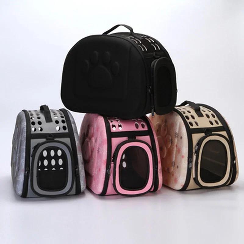 Dogs Cats Outdoor Carry Portable Pet Folding Breathable Bags Foldable Breathable Cat Out Package Small Animals Carriers Garden