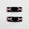 FANTASTIC PLANET [2SET] black pink ribbon velvet hair pin