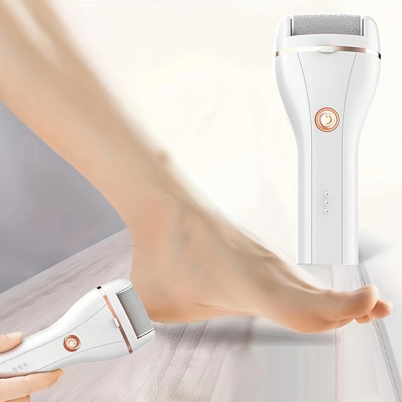 Rechargeable Electric Foot Callus Removal Kit-Portable Pedicure Tool for Dead Skin,hard cracks-Oil-free,lithium Battery USB Rechargeable Foot Device