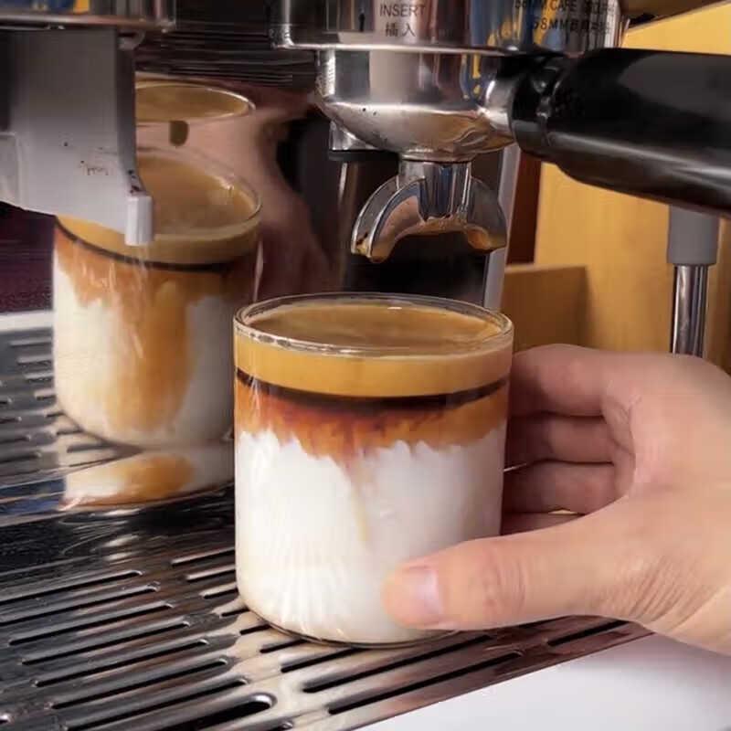 Heat-Resistant Borosilicate Glass Coffee & Tea Cup